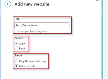 Block website in chrome