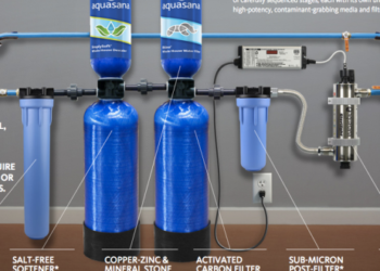 water softener at home