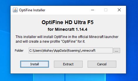 OptiFine Installer