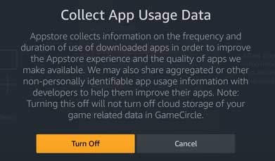 collect app usage data