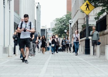 Pedestrians, Crossing, Road, Street, City, Urban