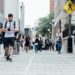 Pedestrians, Crossing, Road, Street, City, Urban