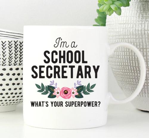 School secretary mug