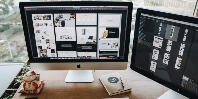 Turned-on Silver Imac and Magic Keyboard With Mouse