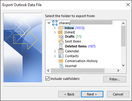 outlook data files outlook for mac