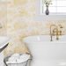 Is Custom Peel And Stick Wallpaper In Your Bathroom Reno Budget?